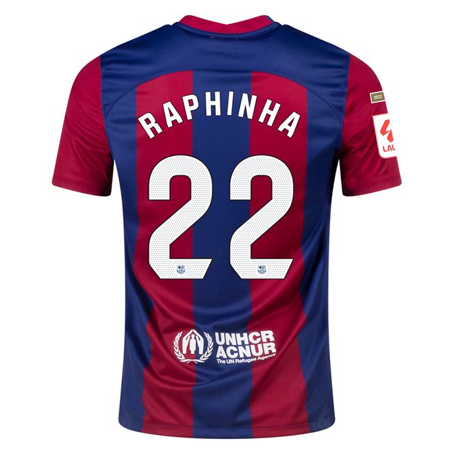 Levné Fotbalové Dresy FC Barcelona 2023-2024 RAPHINHA #22 Domácí