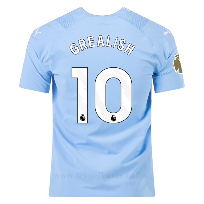 Levné Fotbalové Dresy Manchester City 2023-2024 GREALISH #10 Domácí